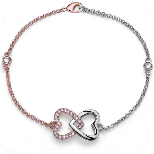 Oliver Weber Bicolor náramek se srdíčky My Heart 32249 + 2 měsíce na vrácení zboží