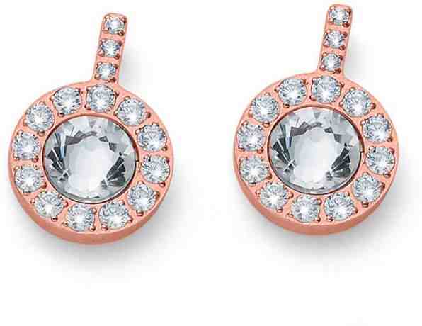 Oliver Weber Bronzové třpytivé náušnice You 22844RG + 2 měsíce na vrácení zboží