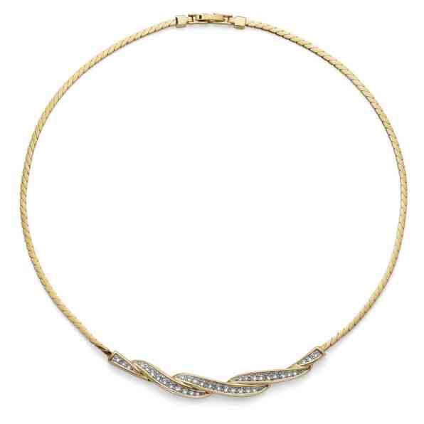 Oliver Weber Luxusní pozlacený náhrdelník Twisty 12033G + 2 měsíce na vrácení zboží