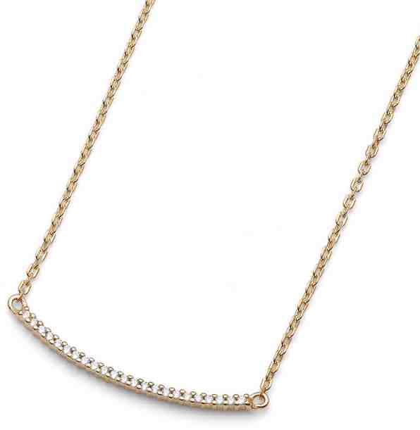 Oliver Weber Pozlacený stříbrný náhrdelník Step fine 61152G + 2 měsíce na vrácení zboží