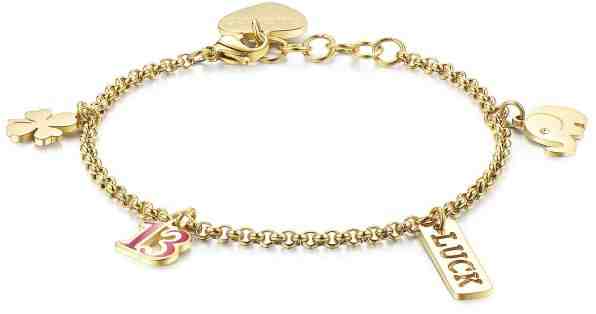 S`Agapõ Pozlacený náramek pro štěstí Get Lucky SGY12 + 2 měsíce na vrácení zboží
