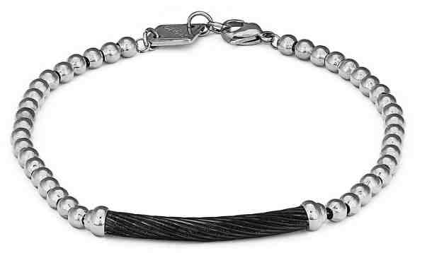 S`Agapõ Pánský ocelový náramek Nemesis SNE16 + 2 měsíce na vrácení zboží