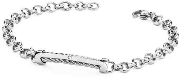 S`Agapõ Pánský ocelový náramek Pole SPO12 + 2 měsíce na vrácení zboží