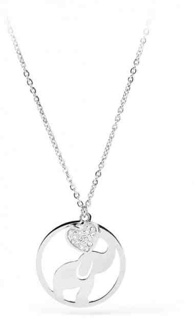 S`Agapõ Dlouhý náhrdelník se slůnětem Lucky Hoop SLH02 + 2 měsíce na vrácení zboží