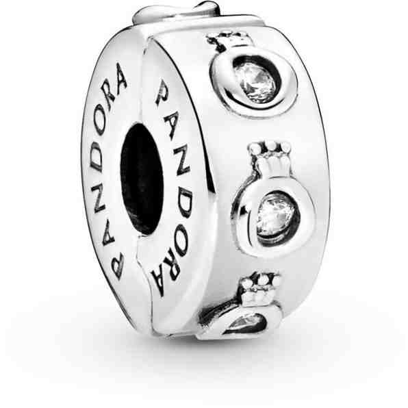 Pandora Stříbrný klip s korunkami 798326CZ + 2 měsíce na vrácení zboží