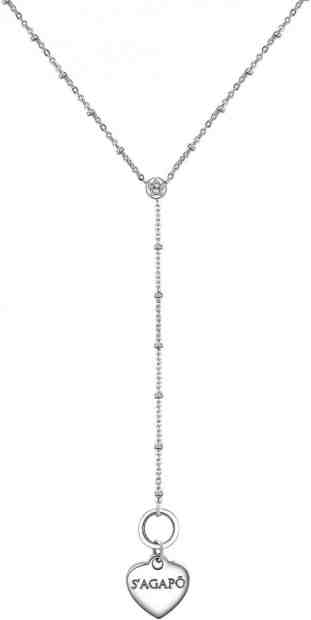S`Agapõ Výrazný srdíčkový náhrdelník Happy SHAC19 + 2 měsíce na vrácení zboží