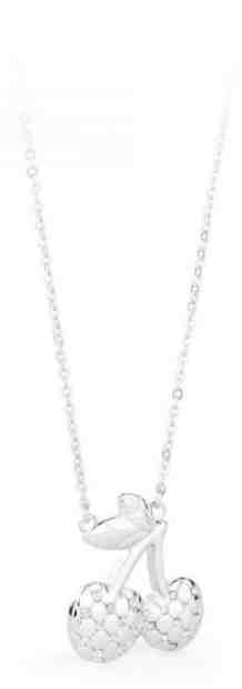 S`Agapõ Ocelový náhrdelník s třešněmi Sweet SWE03 + 2 měsíce na vrácení zboží