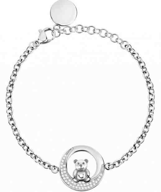 Morellato Kuličkový náramek medvídek s krystaly SOR26 + 2 měsíce na vrácení zboží
