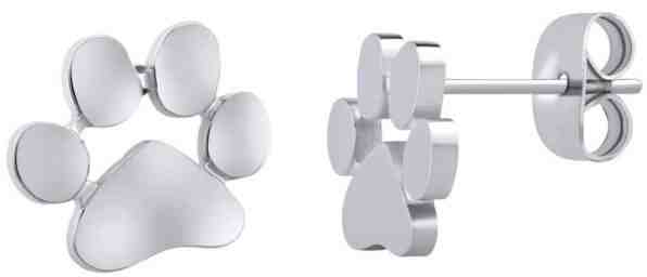 Silvego Ocelové náušnice Tlapky KMME80721 + 2 měsíce na vrácení zboží