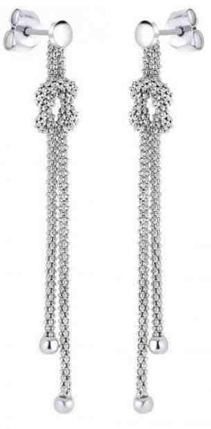 Silvego Řetízkové stříbrné náušnice GV06167E + 2 měsíce na vrácení zboží