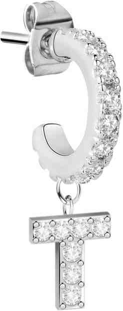 La Petite Story Single půlkruhová náušnice "T" LPS02ARQ77 + 2 měsíce na vrácení zboží