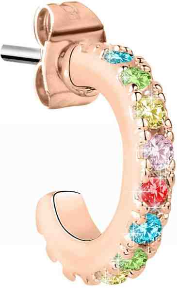 La Petite Story Single půlkruhová náušnice vícebarevná LPS02ARQ26 + 2 měsíce na vrácení zboží