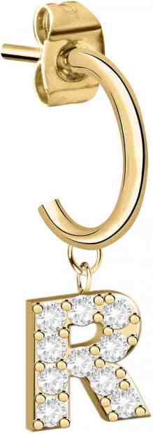 La Petite Story Single půlkruhová náušnice "R" LPS02ARQ74 + 2 měsíce na vrácení zboží