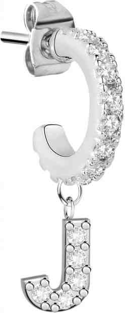 La Petite Story Single půlkruhová náušnice "J" LPS02ARQ61 + 2 měsíce na vrácení zboží