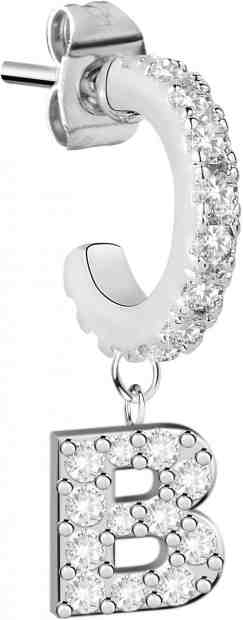 La Petite Story Single půlkruhová náušnice "B" LPS02ARQ47 + 2 měsíce na vrácení zboží