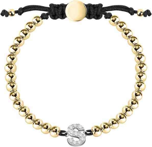 La Petite Story Bicolor náramek s písmenkem "S" LPS05ARR21 + 2 měsíce na vrácení zboží