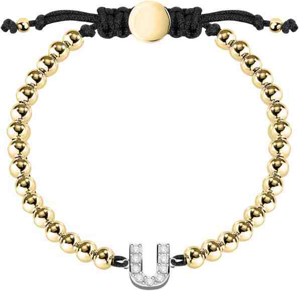 La Petite Story Bicolor náramek s písmenkem "U" LPS05ARR23 + 2 měsíce na vrácení zboží