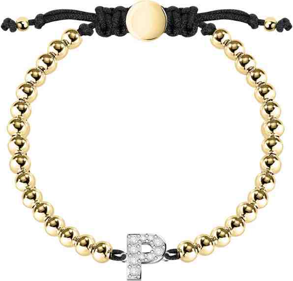 La Petite Story Bicolor náramek s písmenkem "P" LPS05ARR19 + 2 měsíce na vrácení zboží