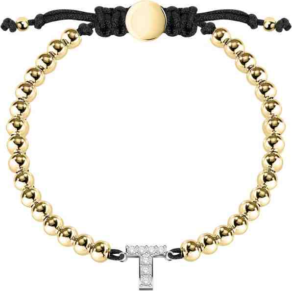 La Petite Story Bicolor náramek s písmenkem "T" LPS05ARR22 + 2 měsíce na vrácení zboží