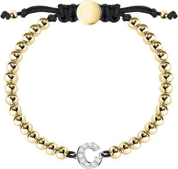 La Petite Story Bicolor náramek s písmenkem "C" LPS05ARR09 + 2 měsíce na vrácení zboží