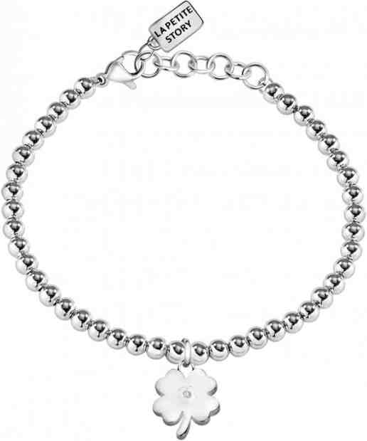La Petite Story Náramek s ozdobou Čtyřlístek LPS05APX05 + 2 měsíce na vrácení zboží
