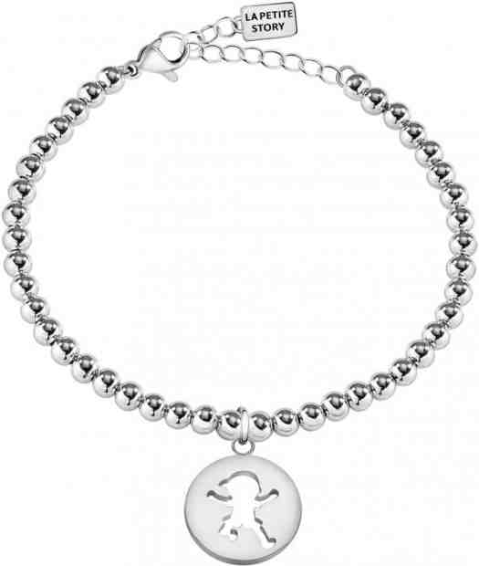 La Petite Story Ocelový náramek Chlapeček LPS05AQL02 + 2 měsíce na vrácení zboží