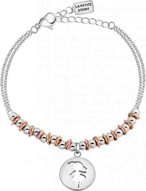 La Petite Story Ocelový kuličkový náramek Holčička LPS05AQL03 + 2 měsíce na vrácení zboží