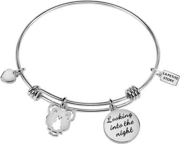 La Petite Story Ocelový náramek Sova LPS05APZ14 + 2 měsíce na vrácení zboží