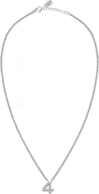 La Petite Story Třpytivý náhrdelník "4" s krystaly LPS10AQK04 + 2 měsíce na vrácení zboží