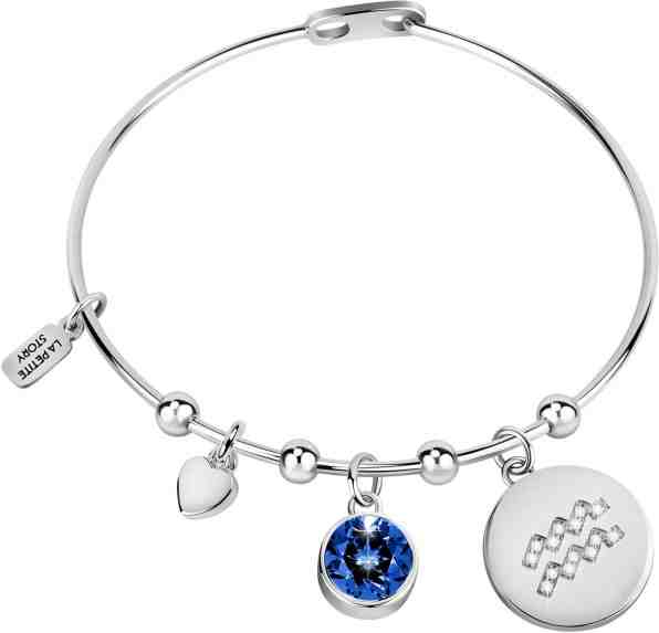 La Petite Story Elegantní pevný náramek Vodnář LPS05ARR25 + 2 měsíce na vrácení zboží