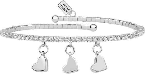 La Petite Story Hravý náramek srdíčka LPS05AQC13 + 2 měsíce na vrácení zboží