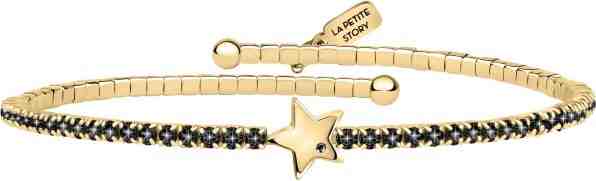 La Petite Story Třpytivý pozlacený náramek Hvězdička LPS05APZ16 + 2 měsíce na vrácení zboží