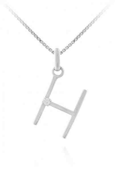 JVD Stříbrný přívěsek "H" SVLP0487XI6BI0H + 2 měsíce na vrácení zboží