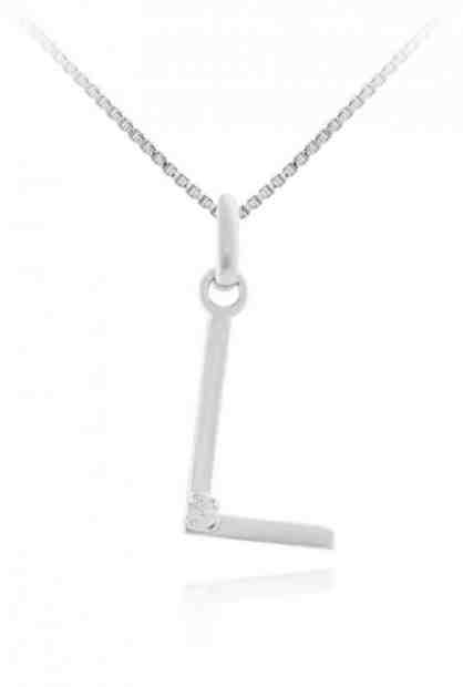 JVD Stříbrný přívěsek "L" SVLP0487XI6BI0L + 2 měsíce na vrácení zboží