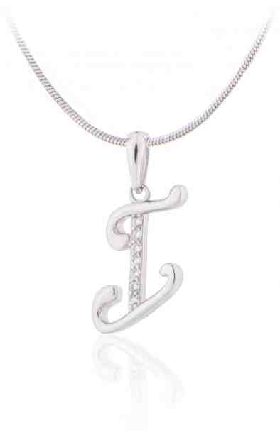 JVD Stříbrný přívěsek s krystaly "I" SVLP0364XH2BI0I + 2 měsíce na vrácení zboží