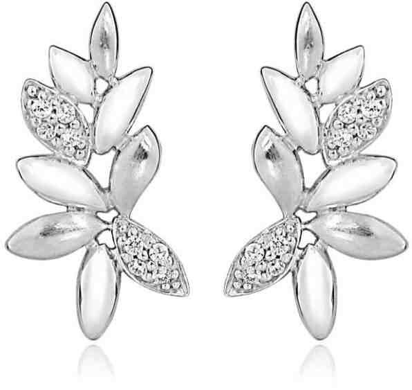 JVD Stříbrné náušnice SVLE0139SH8BIEL + 2 měsíce na vrácení zboží