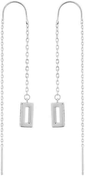 JVD Dlouhé stříbrné náušnice SVLE0528X75BI00 + 2 měsíce na vrácení zboží