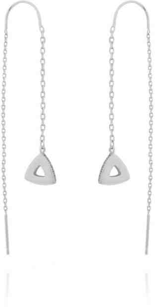 JVD Dlouhé stříbrné náušnice SVLE0530X75BI00 + 2 měsíce na vrácení zboží