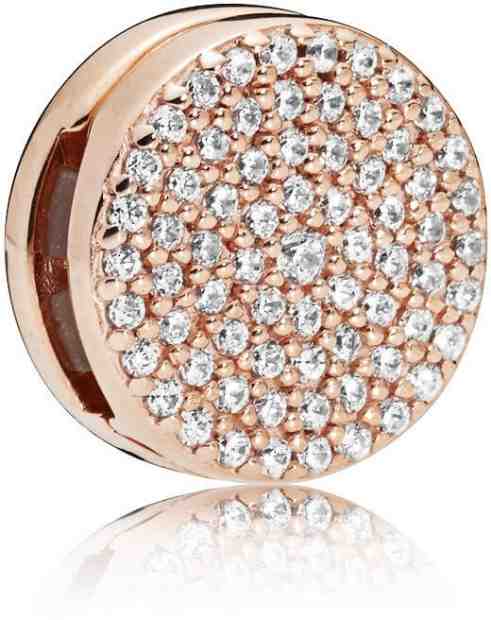Pandora Růžově pozlacený klip Reflexions 787583CZ + 2 měsíce na vrácení zboží