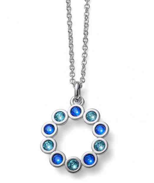 Oliver Weber Oslňující náhrdelník s krystaly City 12124 BLU + 2 měsíce na vrácení zboží