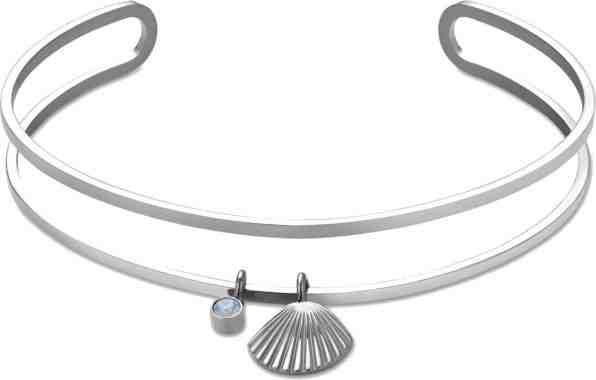 Rosefield Pevný náramek s mušlí Raye JPBSCS-J263 + 2 měsíce na vrácení zboží