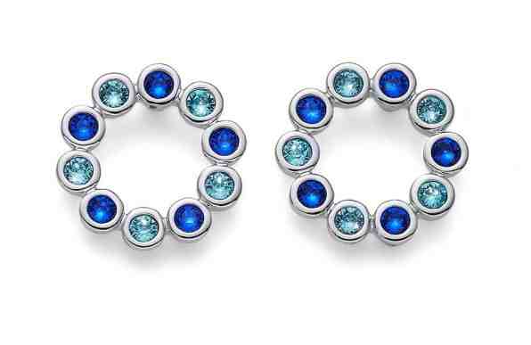 Oliver Weber Oslňující náušnice s krystaly City 22903 BLU + 2 měsíce na vrácení zboží