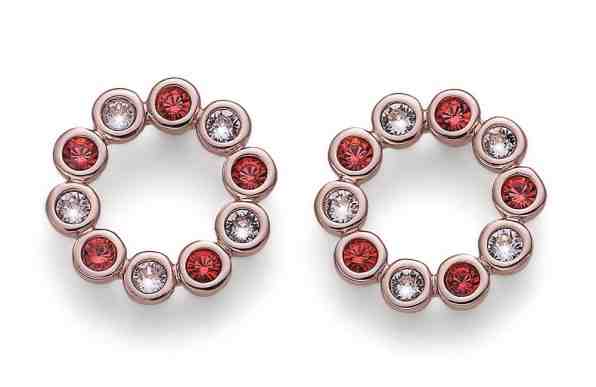 Oliver Weber Oslňující náušnice s krystaly City 22903RG + 2 měsíce na vrácení zboží