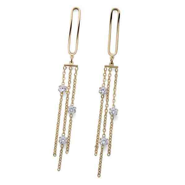 Oliver Weber Elegantní náušnice Tonight 22904G + 2 měsíce na vrácení zboží