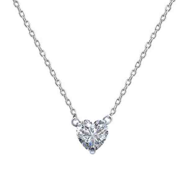 Beneto Stříbrný náhrdelník se srdíčkem AGS1133/47 + 2 měsíce na vrácení zboží