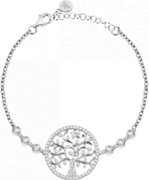 Morellato Stříbrný náramek s krystaly Strom života Albero Della Vita SATB08 + 2 měsíce na vrácení zboží