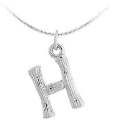 JVD Stříbrný přívěsek písmeno "H" SVLP0486XH2000H + 2 měsíce na vrácení zboží