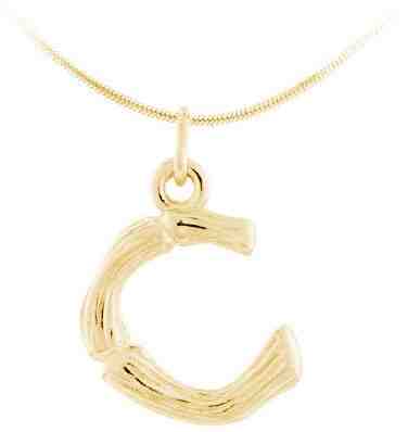 JVD Pozlacený stříbrný přívěsek písmeno "C" SVLP0486XH2GO0C + 2 měsíce na vrácení zboží