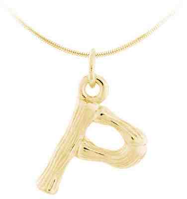 JVD Pozlacený stříbrný přívěsek písmeno "P" SVLP0486XH2GO0P + 2 měsíce na vrácení zboží