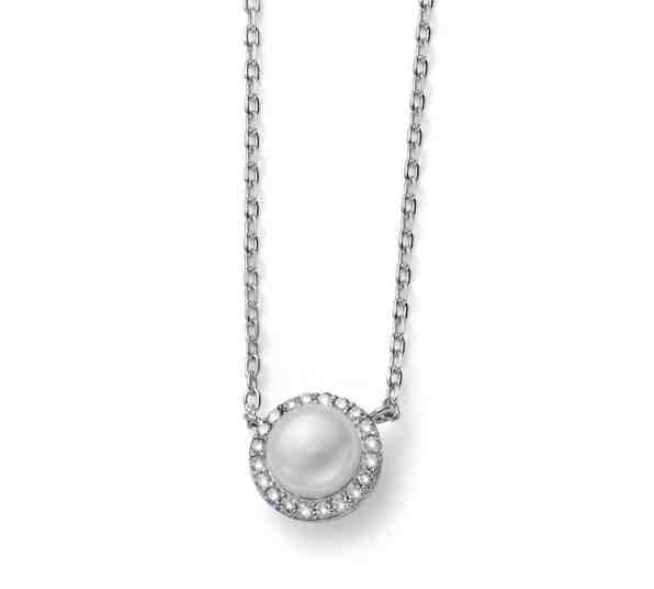 Oliver Weber Stříbrný náhrdelník Last Pearl 61162 + 2 měsíce na vrácení zboží